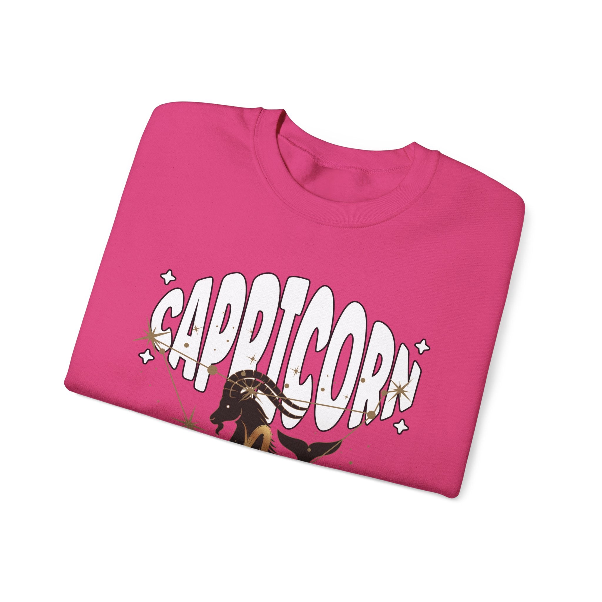 Capricorn Zodiac Casual Unisex Crewneck Sweatshirt